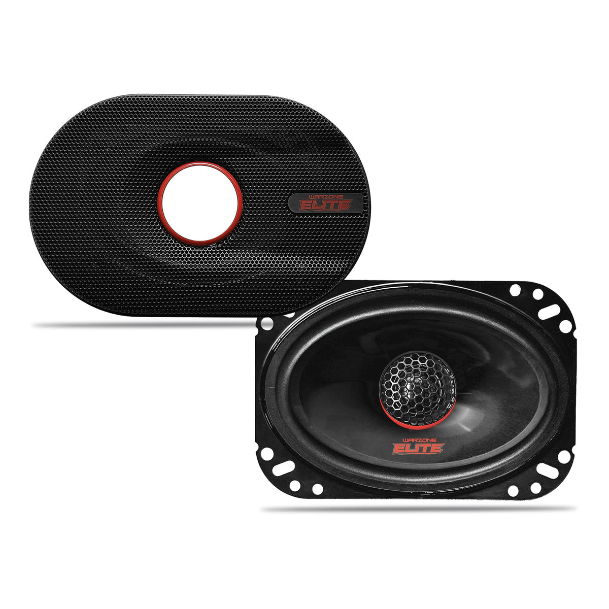 Warzone WZ-E462 4x6 Car Speakers 450W Max 225W RMS 4 Ohm Coaxial Pair