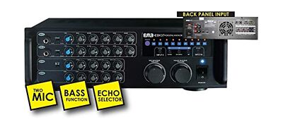Emb Pro 700-watt Digital Rack Mountable Karaoke Mixer Stereo Amplifier EBK37B...