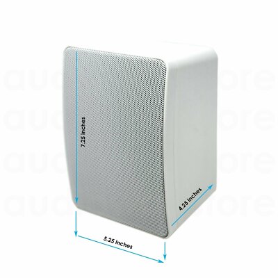Emb ECW20 100W Full Range Indoor / Outdoor Waterproof Speaker - White (Single)
