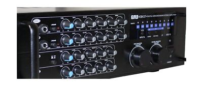 Emb Pro 700-watt Digital Rack Mountable Karaoke Mixer Stereo Amplifier EBK37B...