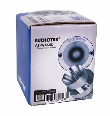Audiotek AT-W460S 1" Titanium Super Tweeter