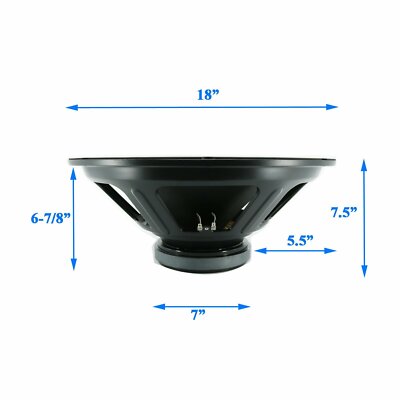 1x Emb SB-18 1800W 18" 8-Ohm Replacement Speaker For Jbl,Yamaha,Cerwin,Peavey...