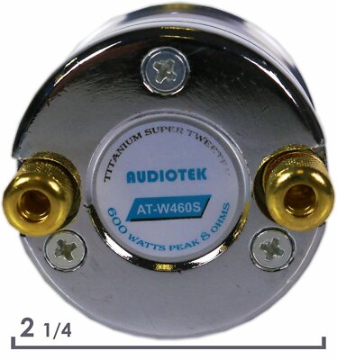Audiotek AT-W460S 1" Titanium Super Tweeter