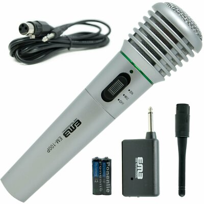 Emb EM-100P Professional Handheld Wireless Mic System For Church Home Karaoke