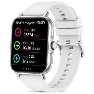 Gravity GWX2SV Smart Watch Bluetooth Calling 1.83" HD Heart Rate Silver