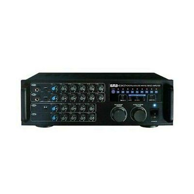 Emb Pro 700-watt Digital Rack Mountable Karaoke Mixer Stereo Amplifier EBK37B...