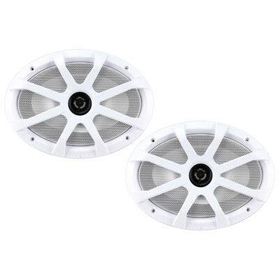 Memphis MXA69L 6" x 9" Marine Coaxial Speakers with RGB LEDs
