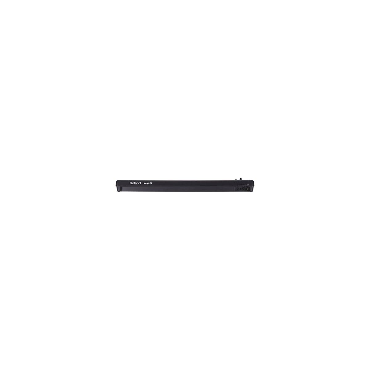 Roland Lightweight 49-Key Midi Keyboard Controller, Black (A-49-BK)