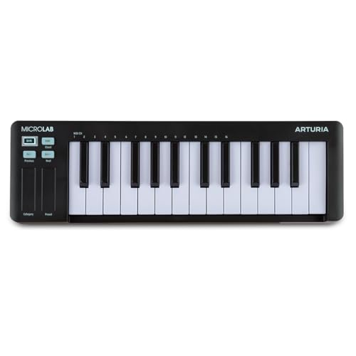 Arturia Microlab Mk3 Universal Midi Controller, Black