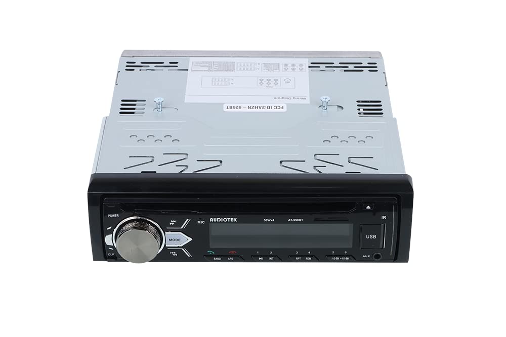 Audiotek AT-990BT Single DIN CD/MP3 Receiver