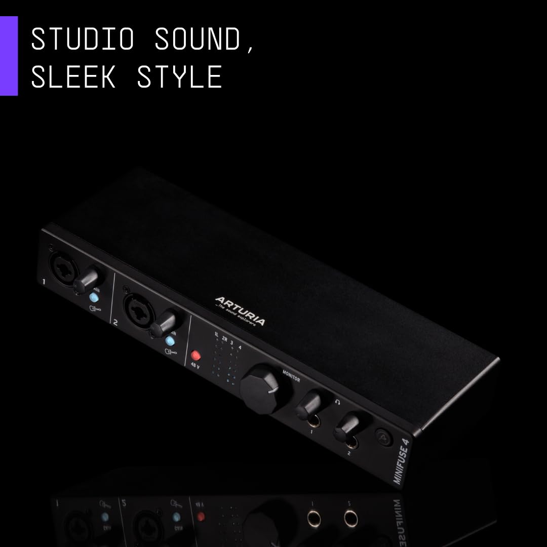 Arturia Minifuse USB Audio & Midi Interface, Minifuse 4