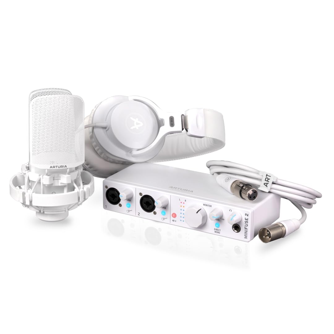 Arturia Minifuse USB Audio & Midi Interface, Minifuse Recording Pack