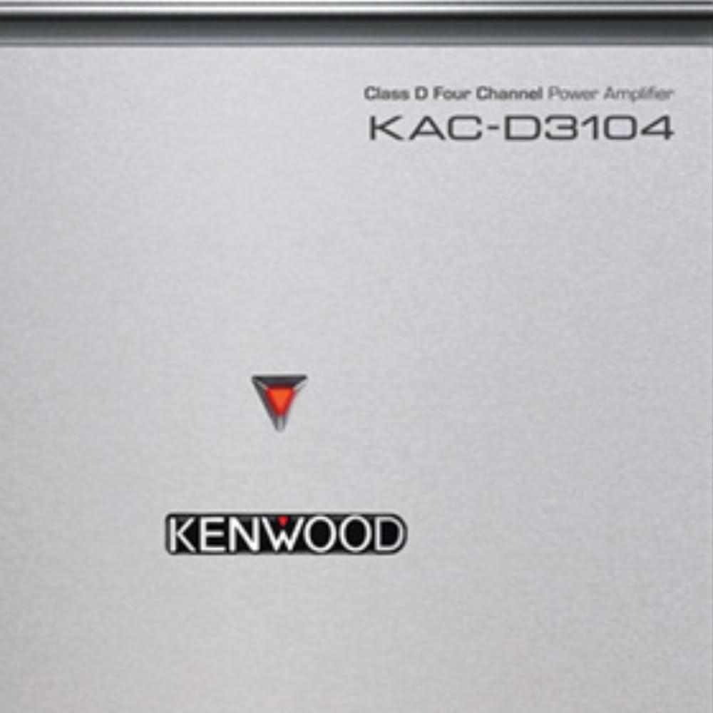 Kenwood KAC-D3104 4-Channel Class D Power Amplifier