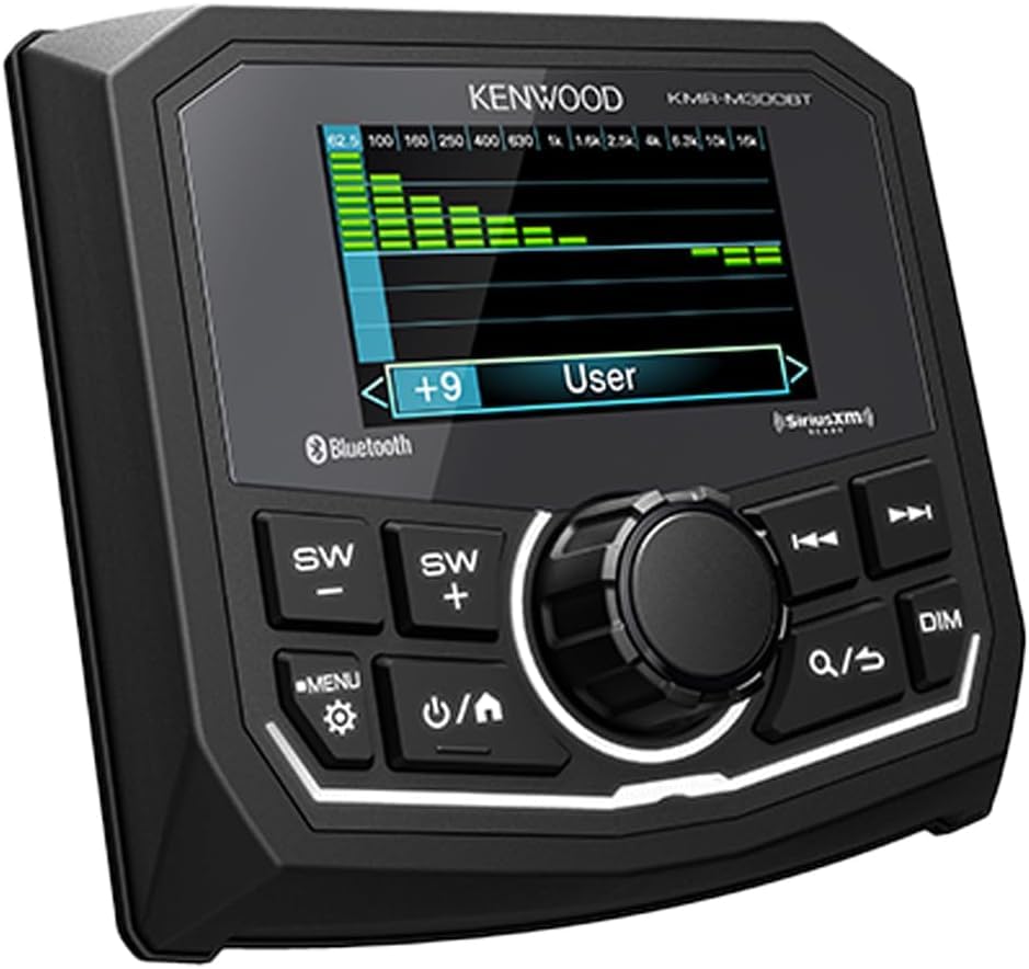 KENWOOD KMR-M300BT 3-Inch Gauge-Style Marine Receiver
