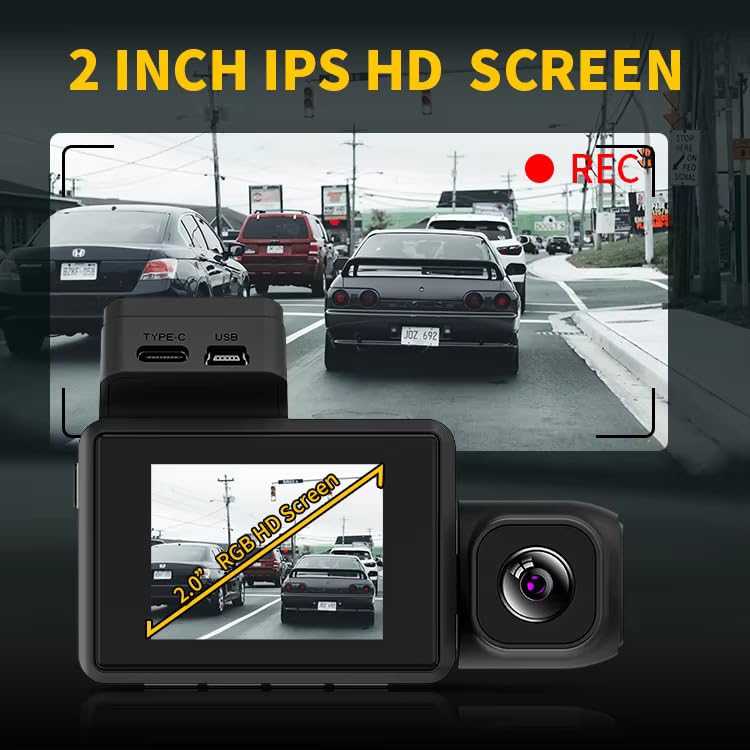 Xtremevision G-444WCH 3-Channel 4K Dash Cam