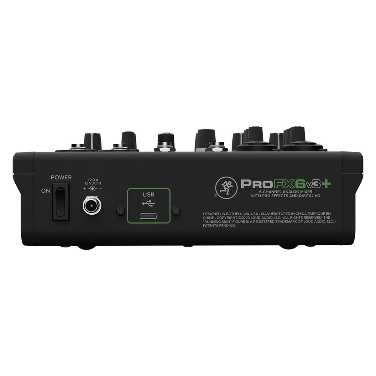 Mackie ProFX6v3+ 6-Channel Analog Mixer With USB-C