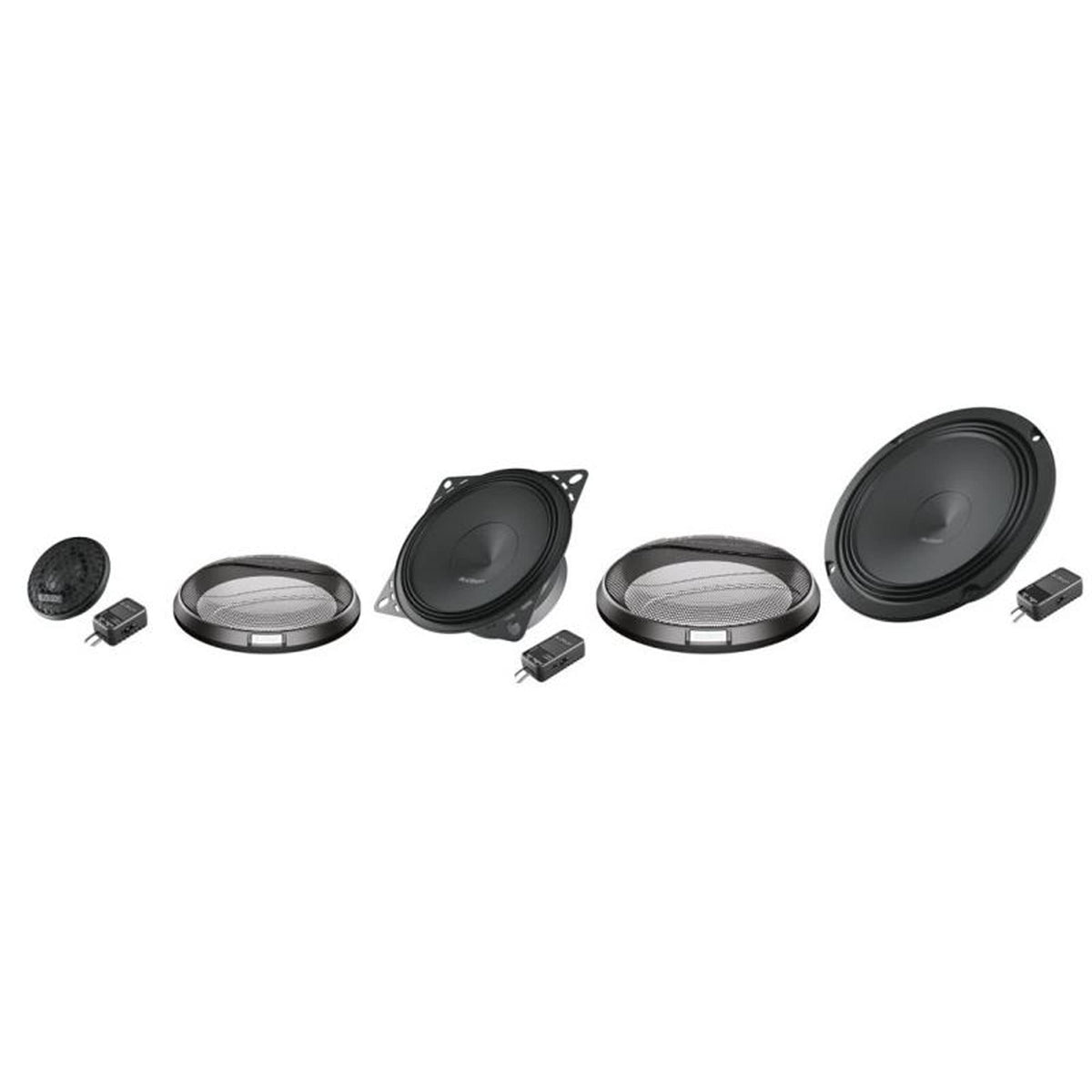 Audison APK163 6.5" 3-Way Component Speaker Set