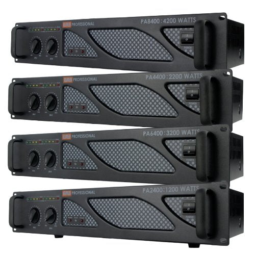 Emb Pro - PA2400 - Rack Mount Professional Power Amplifier - 1200 Watts PA Band Club