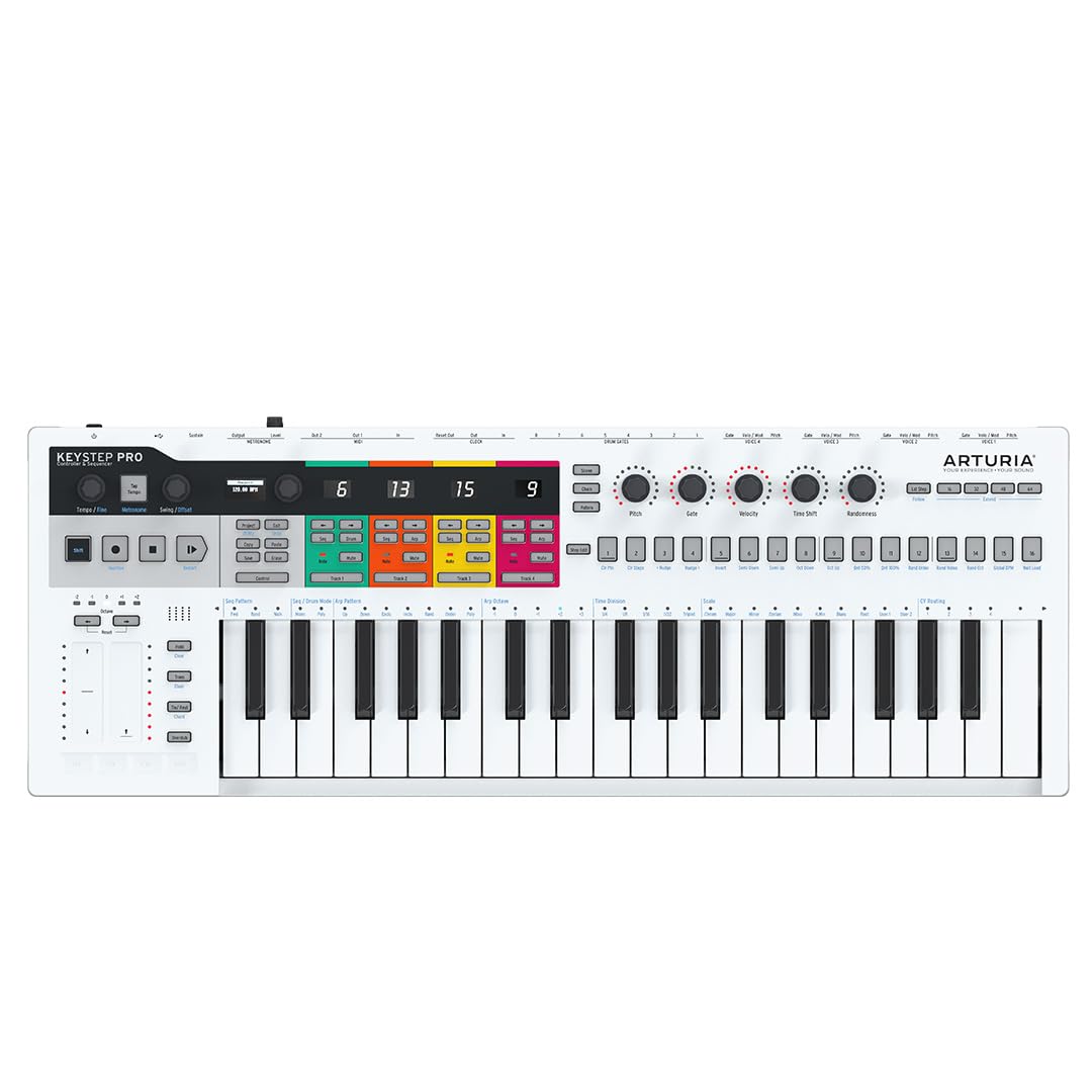 Arturia KEYSTEP-PRO WHITE 37-Key Sequencer Controller