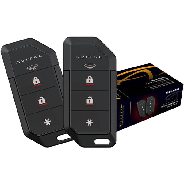 Avital 3103LX 1-Way Vehicle Security System