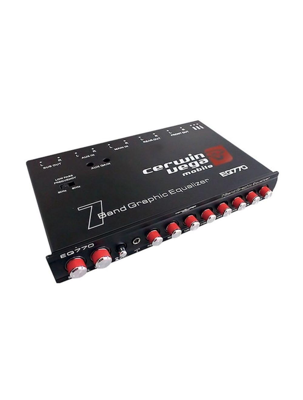 Cerwin-Vega EQ770 7-Band Parametric Car Audio Equalizer