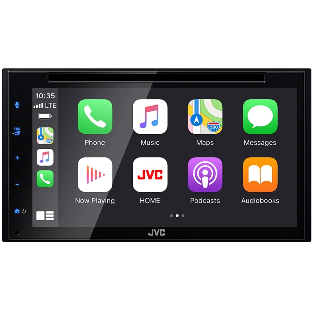 JVC KW-V660BT 6.8" Double DIN DVD Receiver with CarPlay