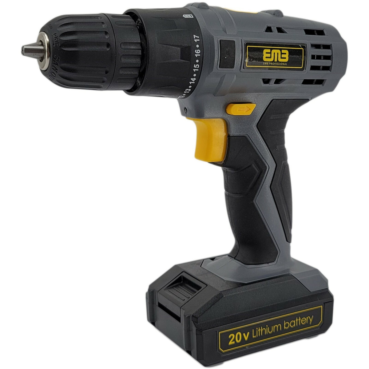 Litheli 20V Cordless Drill Driver Kit A 1300mA Battery 77 Pieces Power Drill Set