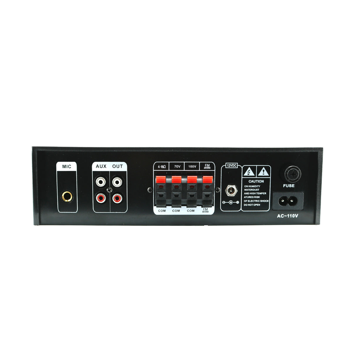 Emb 3-Channel Mixing Amplifier 300 Watts 70V 100V Stereo USB Bluetooth 4-16ohm