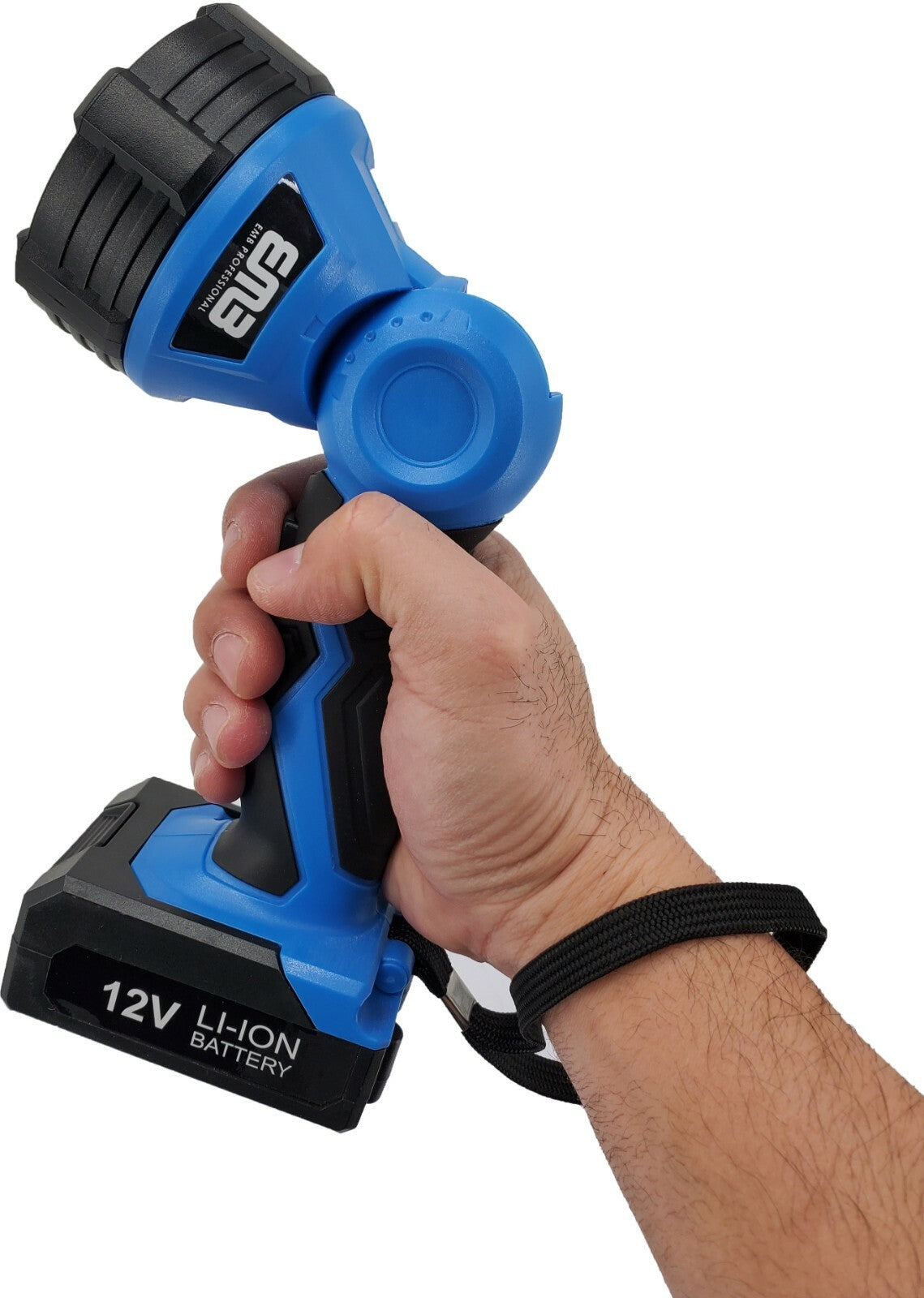 Emb 12V Lithium-Ion LED Rechargeable Cordless Worklight Flashlight Torch Handle