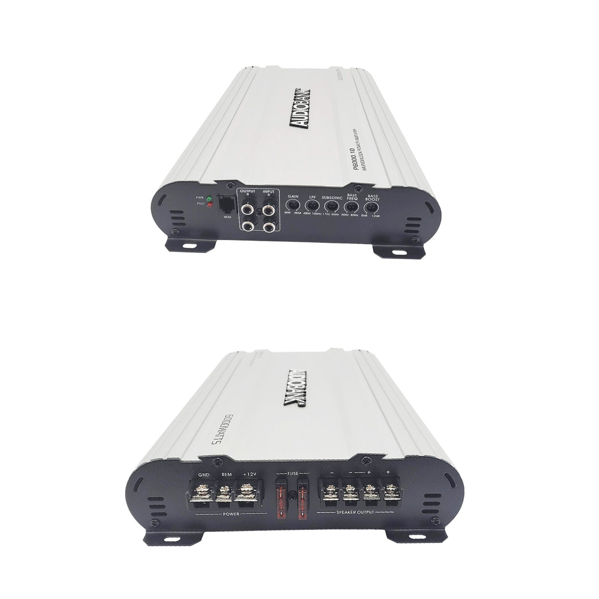 Audiobank P6000.1D Monoblock 6000 Watts Class D Amp Audio Bass Amplifiers