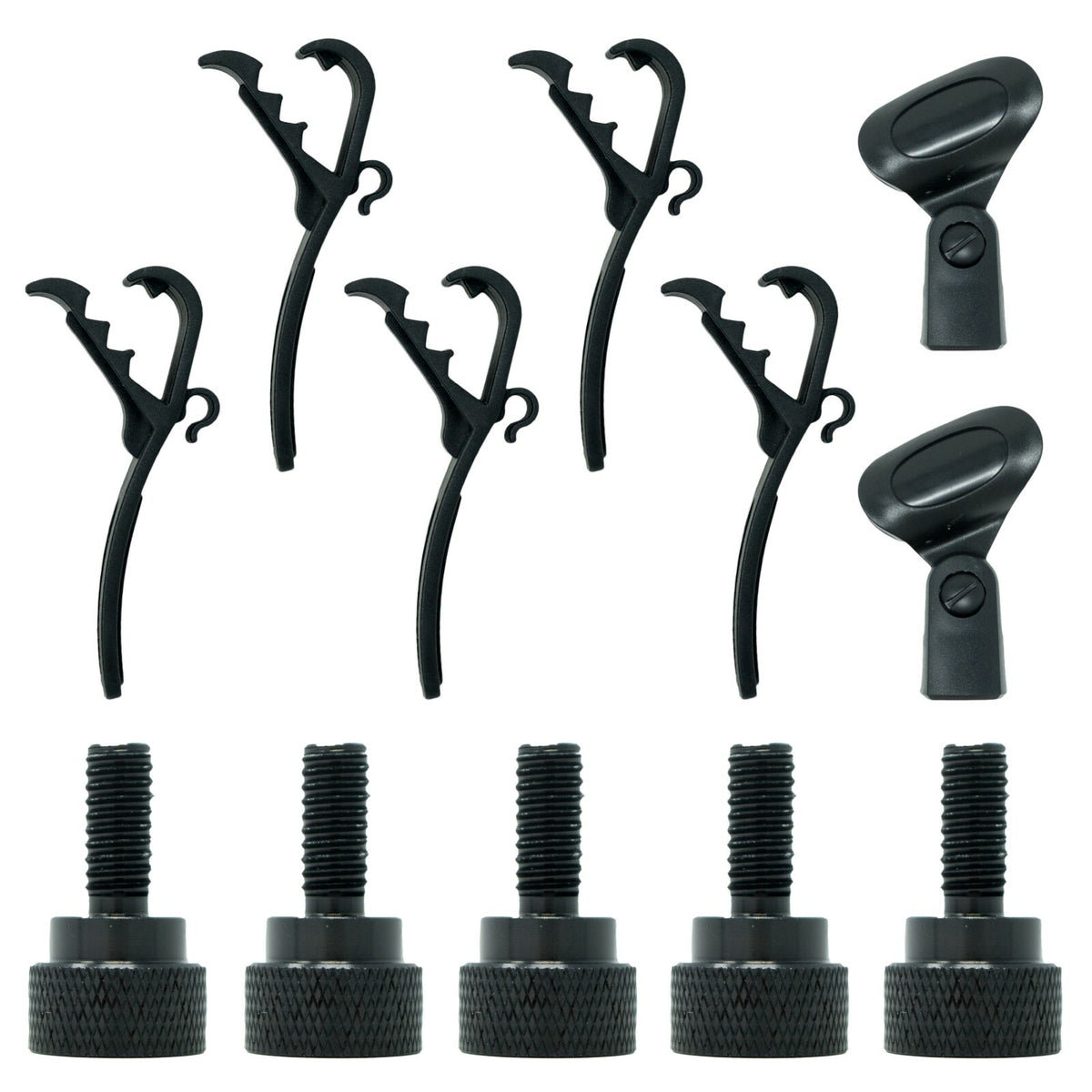Emb DK9 Drum Set 7 Piece Professional Wired Microphone Mic Kit W/ Mounting Kit