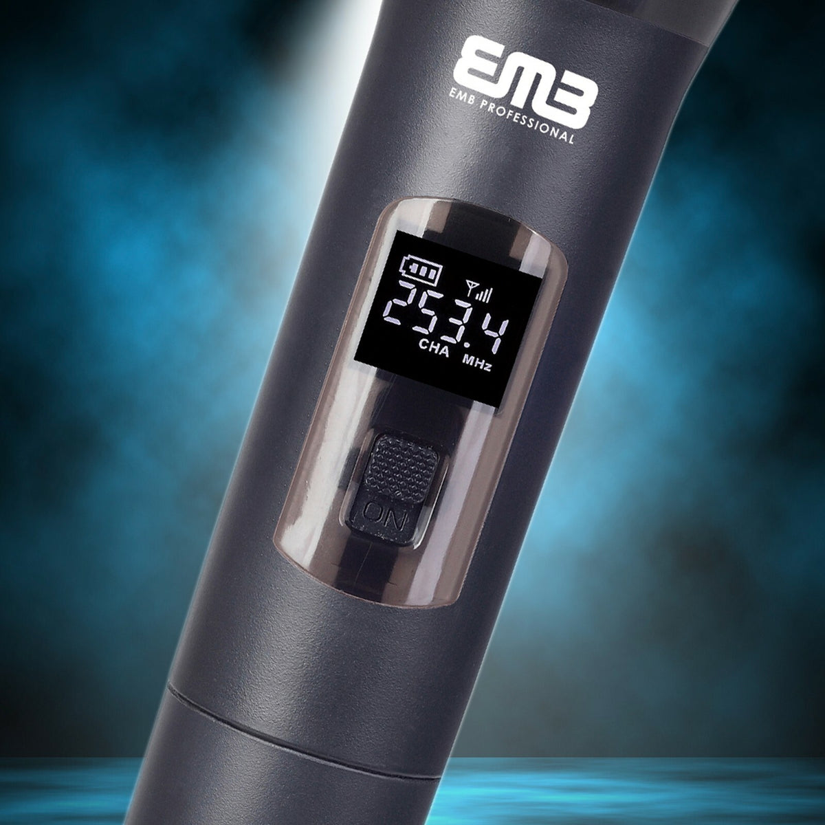 Wireless Microphone Dual Handheld 2 x Mic Cordless Receiver For Church / Karaoke