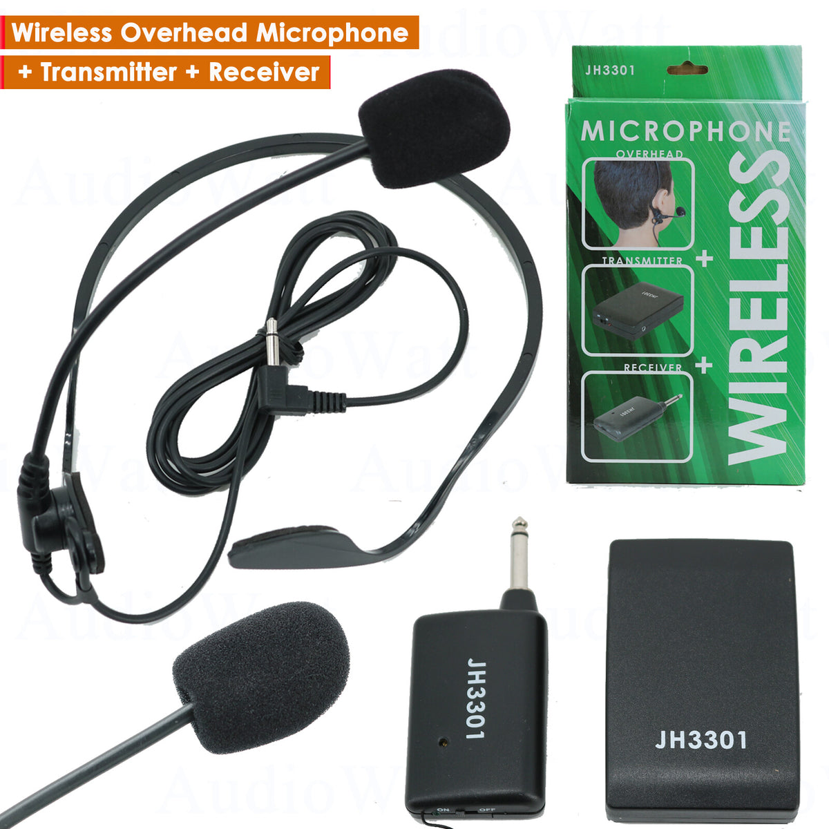 EMB JH3301 Wireless Unidirectional Headset Microphone System