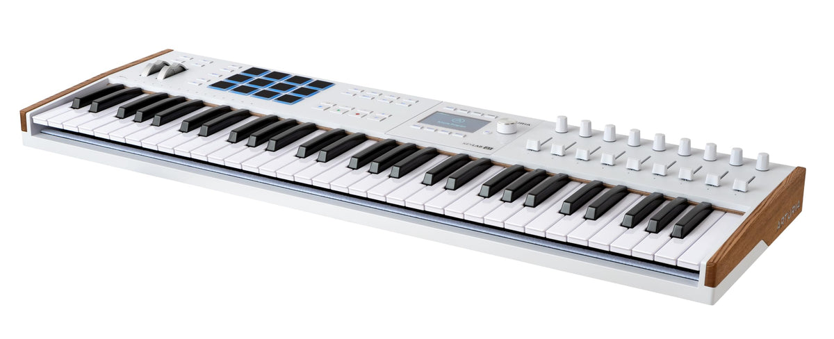 Arturia Keylab mk3 USB Midi Keyboard Controller, 61 Key - White