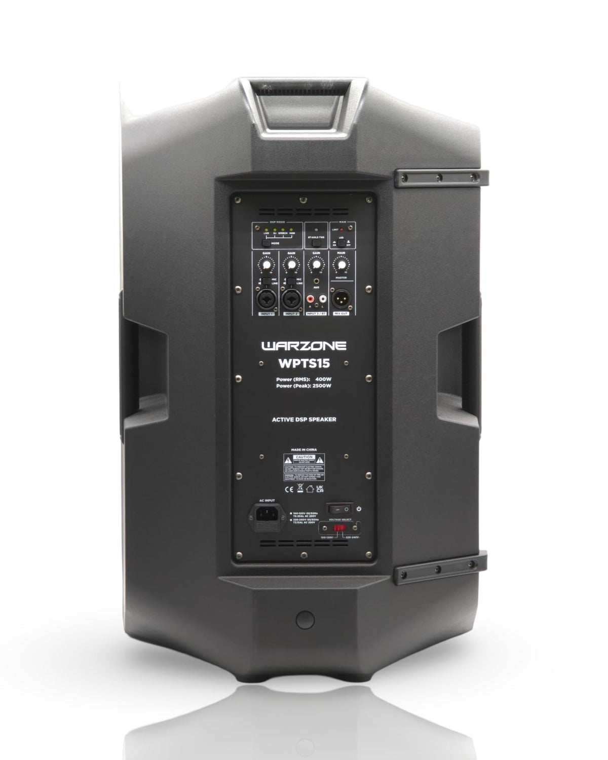 Warzone WPTS15 15-Inch 2-Way Powered PA Speaker
