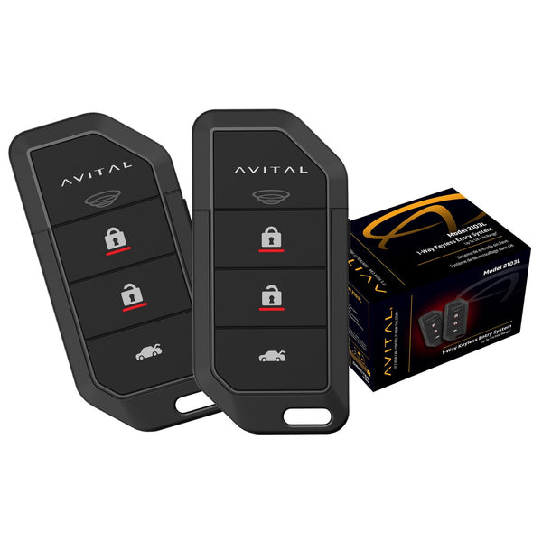 Avital 2103L 1-Way Keyless Entry System with Two Remotes