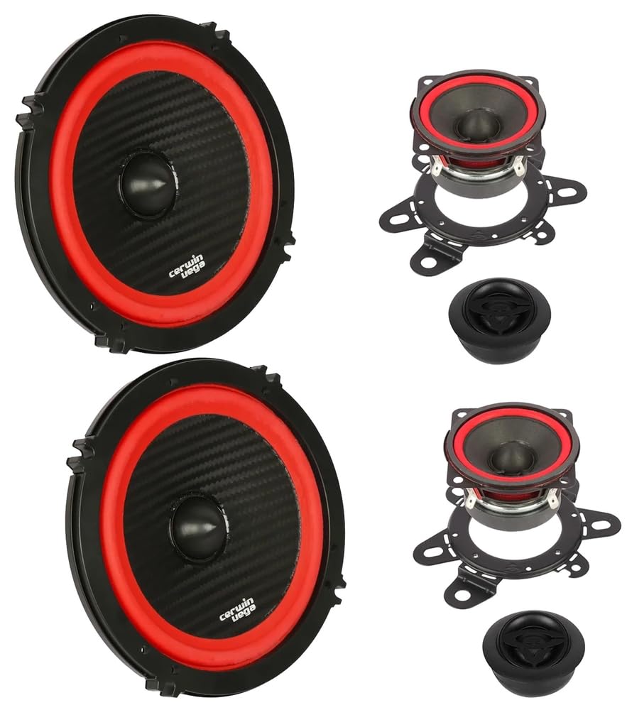 Cerwin Vega V6525C 6.5" 3-Way Component Speakers