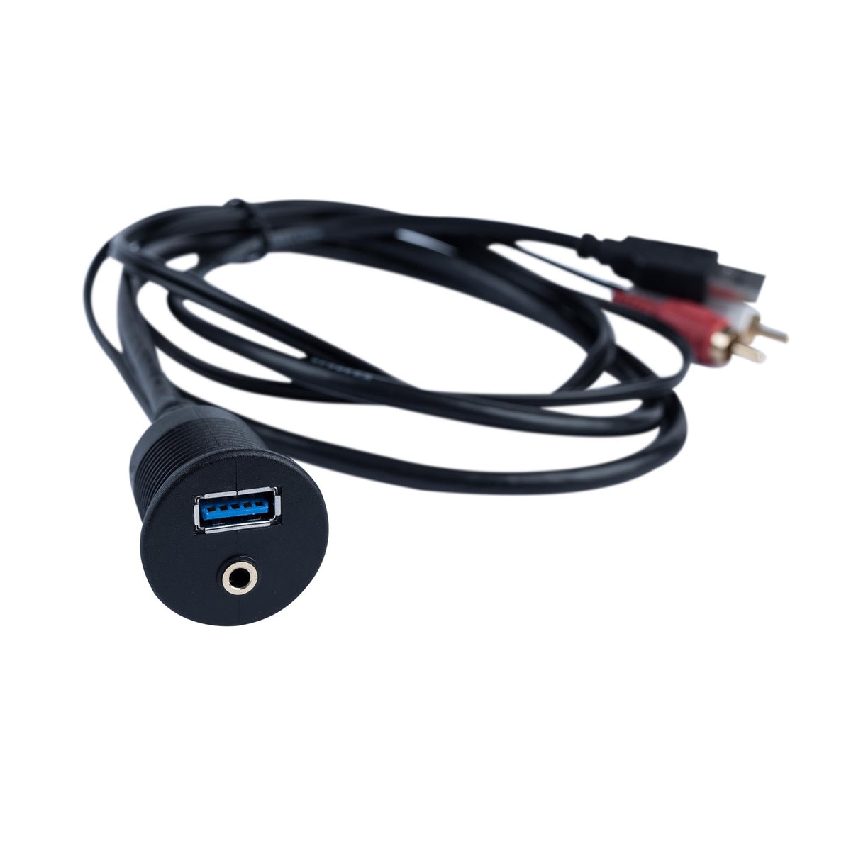 Memphis MXUSBA Round AUX/USB Panel-Mount Port