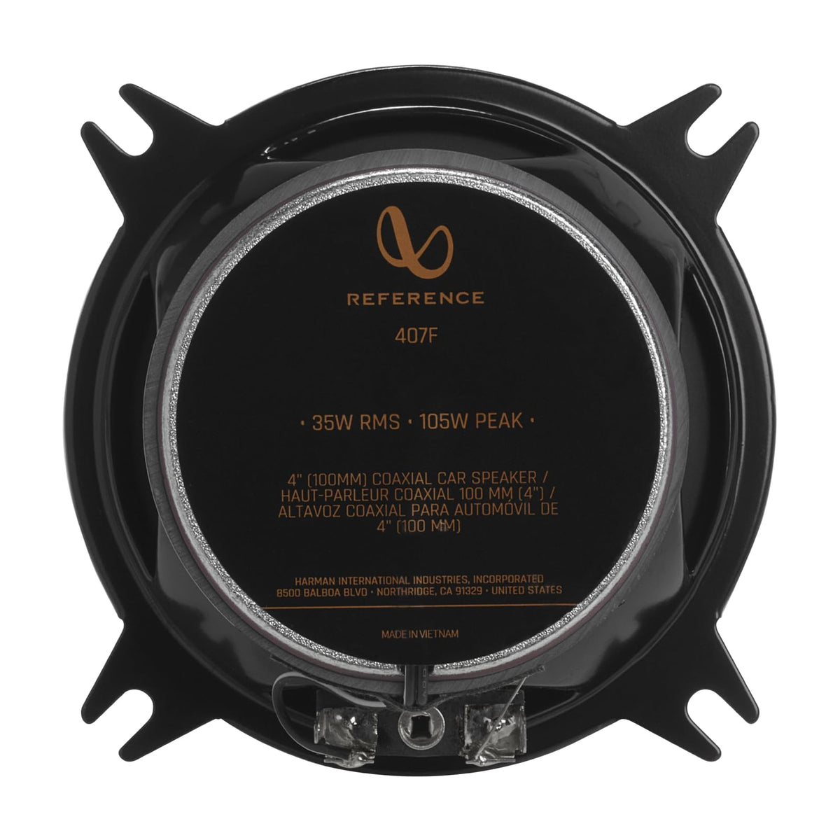 Infinity REF407F 4" 2-Way Coaxial Car Speakers
