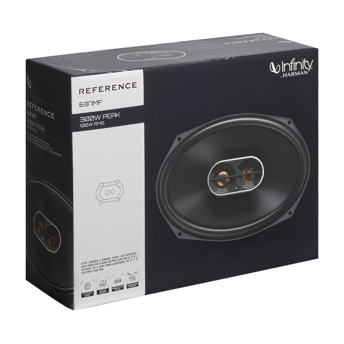 Infinity INFSPKRF697MFUS 6x9" 3-Way Car Speakers