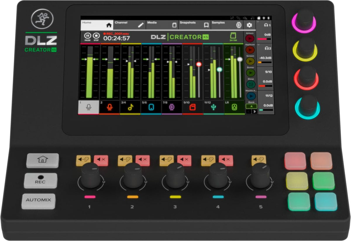 Mackie DLZ Creator XS Adaptive Digital Podcast Mixer