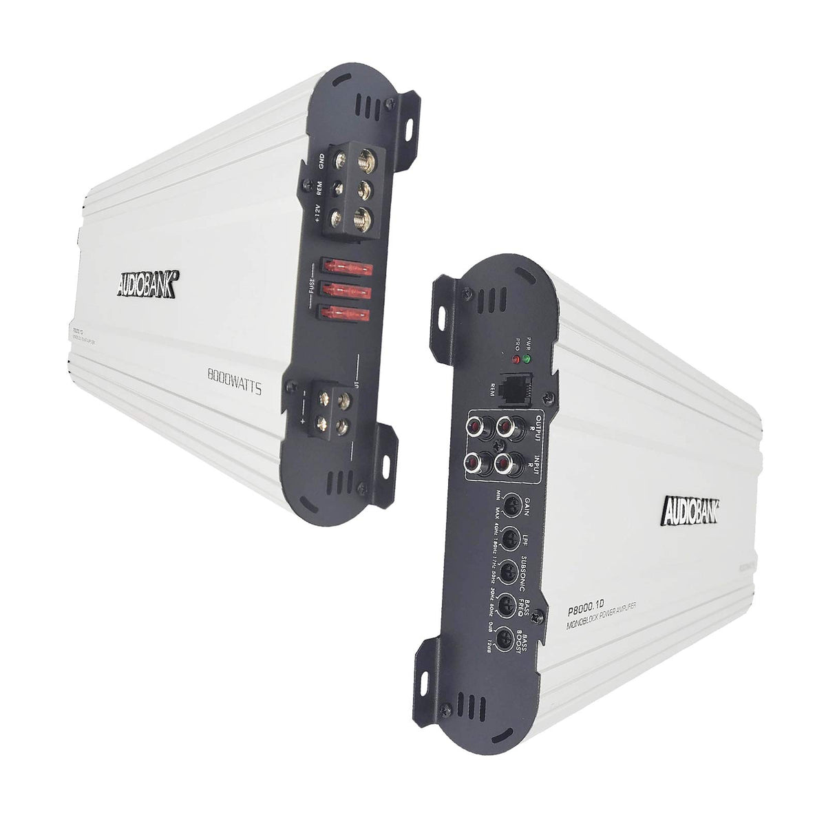 Audiobank P8000-1D Monoblock Car Audio Amplifier