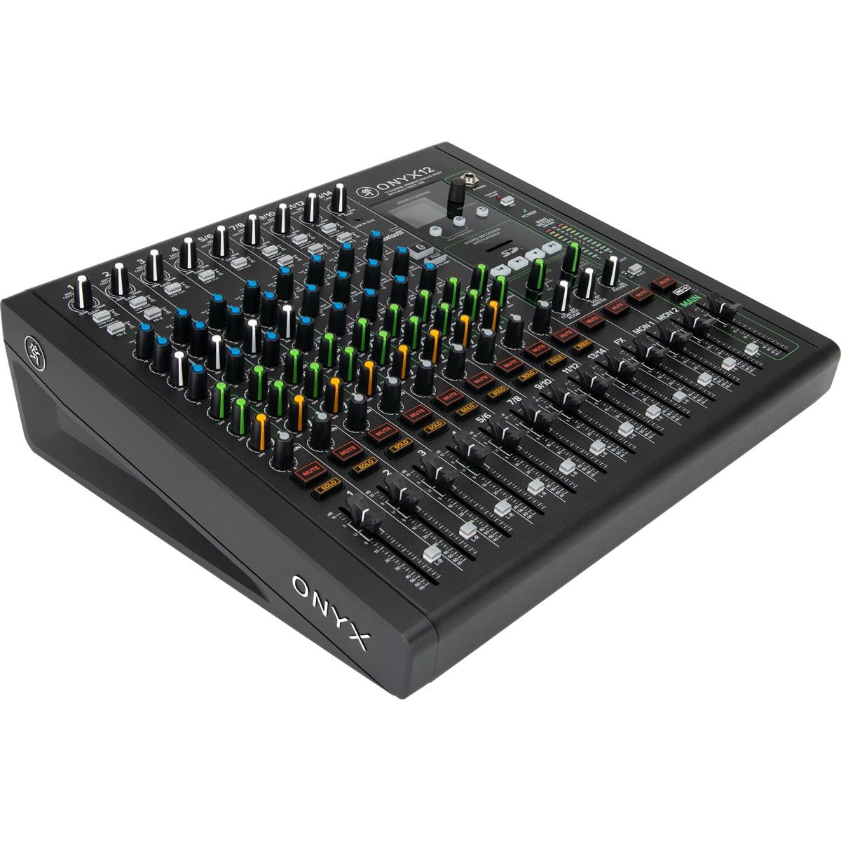 Mackie Onyx Series, 12-Channel Premium Analog Mixer With Multi-Track USB (Onyx12)
