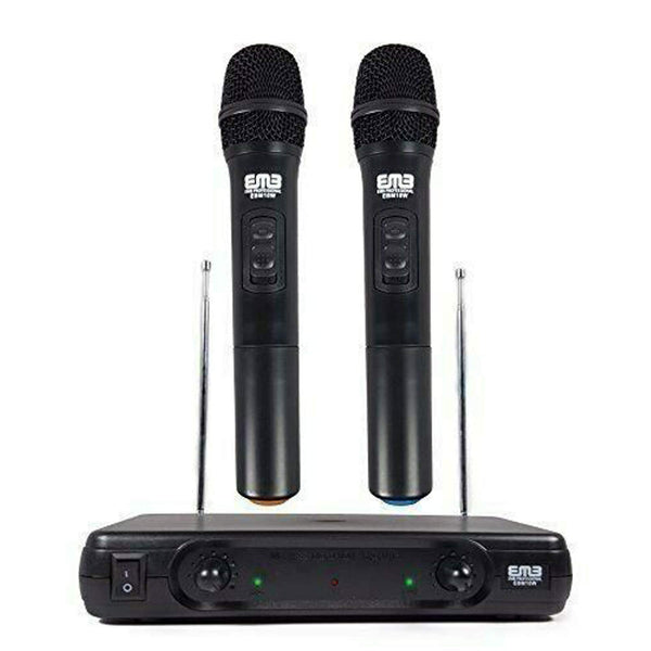 EMB Professional EBM10W Dual VHF Wireless Microphone System