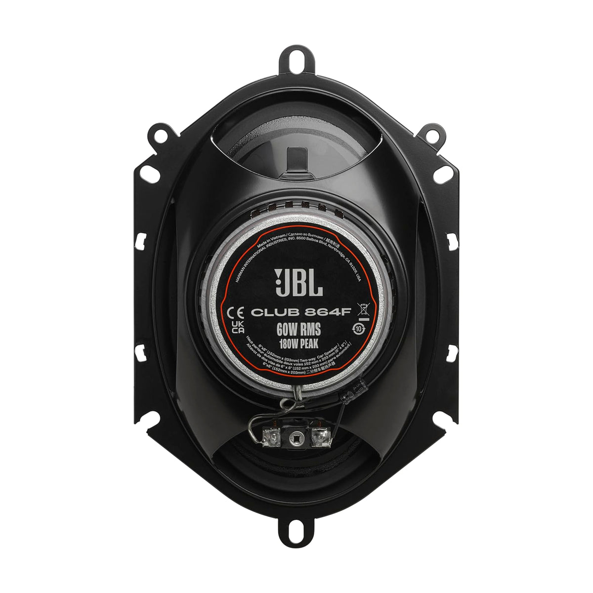 JBL Club 864F 6" x 8" Two-Way Car Speakers