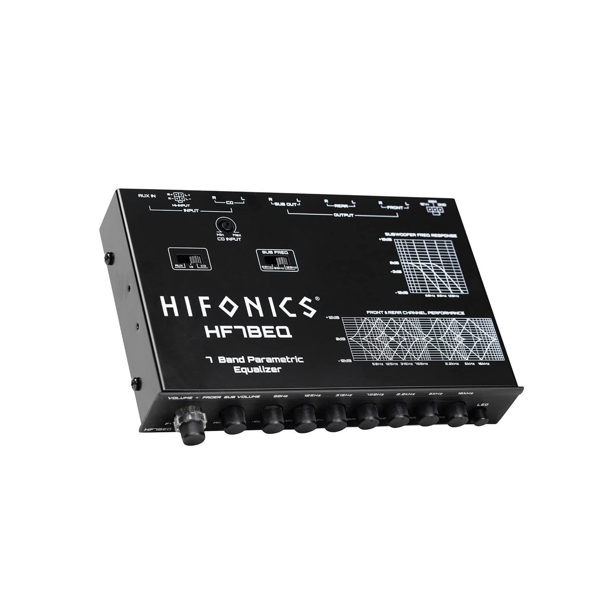 Hifonics HF7BEQ 7-Band Equalizer with Crossover