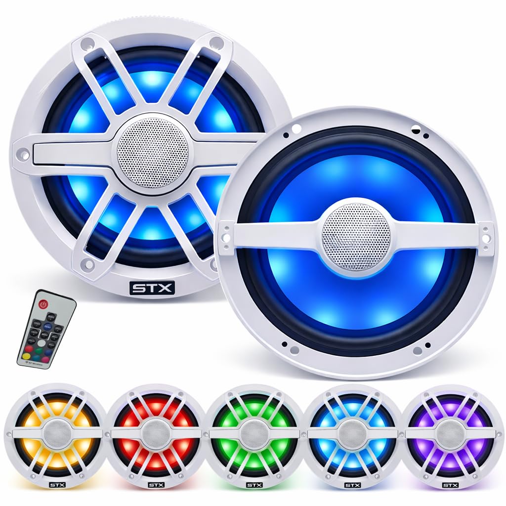 STX Audio STX65MXW 6.5" Marine Coaxial Speakers