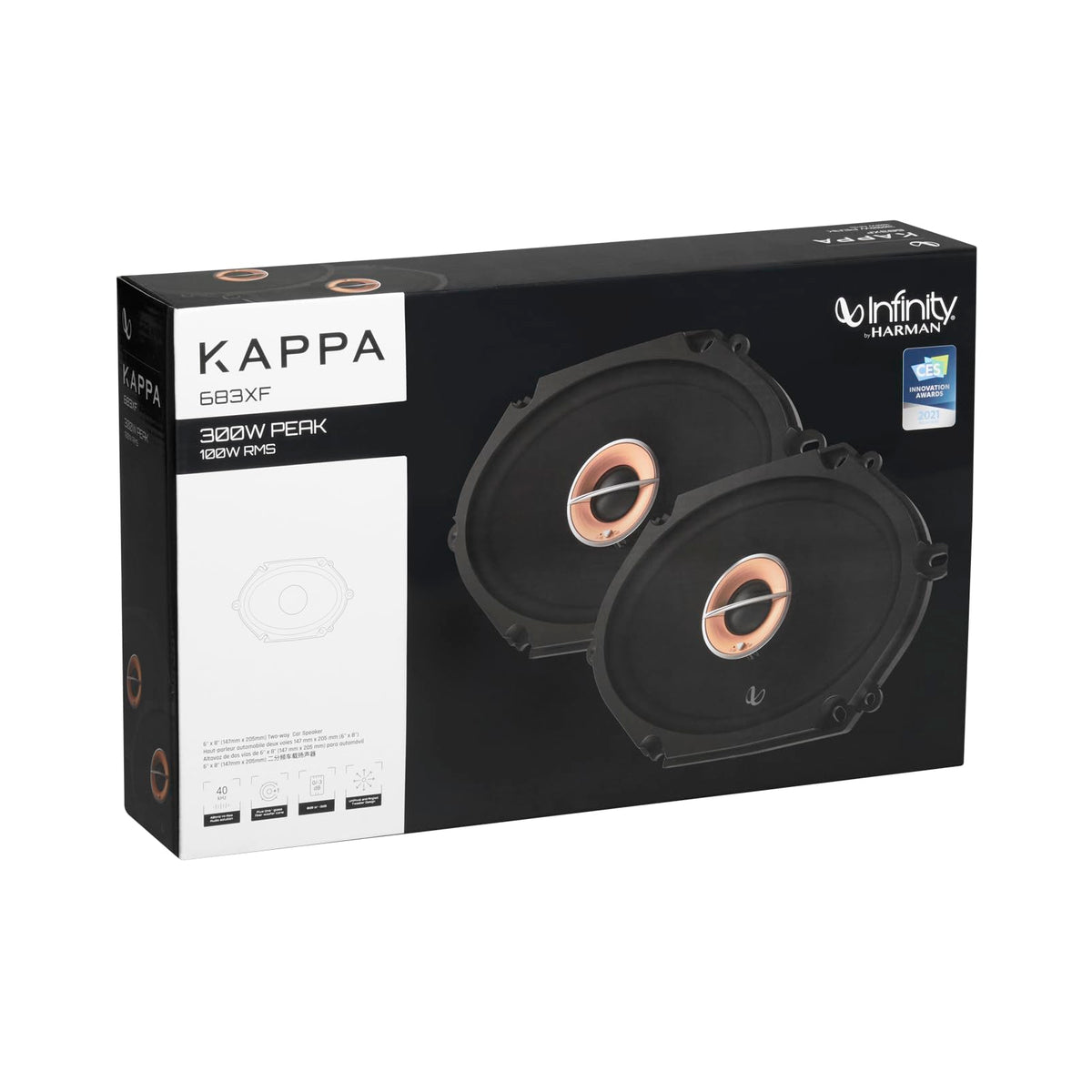 Infinity KAPPA683XF 6" x 8" Two-Way Car Speakers