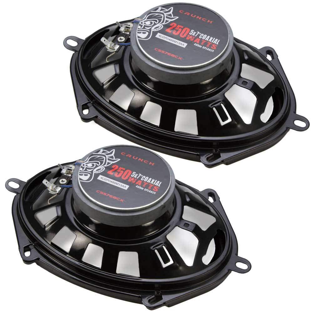 Crunch CS5768CX 5x7"/6x8" 2-Way Coaxial Speakers
