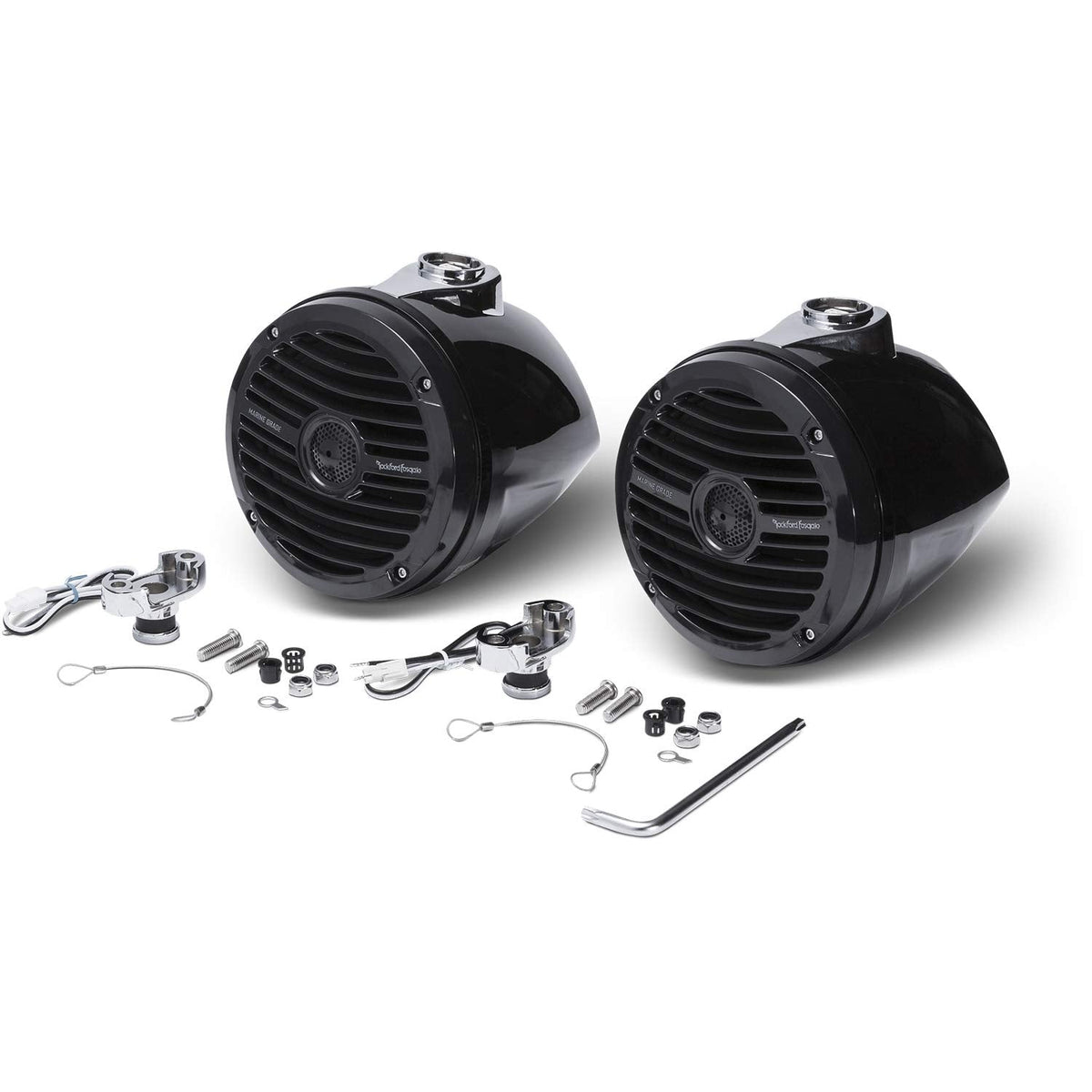 Rockford Fosgate RM1652W-MB 6.5" Marine Wake Tower Speakers